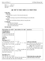 Số học 6 - tiết 15