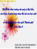 Bài 25. Địa lý 8: thi GVG TP