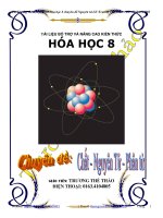 Tài liệu dạy thêm, học thêm Hóa 8 chương I