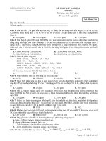 Đề thi thử đại học - Lần I - 2011 - Trương Chuyên Lê Quý Đôn DH, Quảng Trị - MD: 210