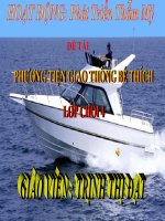 VẼ PHƯƠNG TIỆN GIAO THÔNG