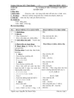 Giáo án lớp 5 (3 cột) Tuần 20