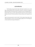 Tiểu luận tài chính quốc tế TỰ DO HÓA TÀI CHÍNH – TÍNH CHUYỂN ĐỔI ĐỒNG TIỀN