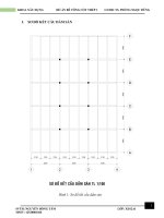 ĐỒ ÁN BÊ TÔNG CỐT THÉP 1 LOẠI BẢN DẦM