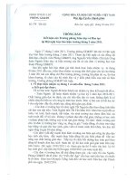 TB của TP tại hội nghị trực báo HT