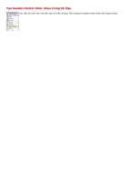 Tạo Header and Footer khác nhau