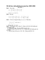 TỐP ĐỀ THI HSG CÁC NĂM