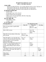 ĐỀ KIỂM TRA ĐỊNH KỲ 8 LẦN II