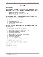 đề tài lập quy trình công nghệ gia công chi tiết “ BÁNH RĂNG TRỤ RĂNG THẲNG”