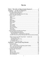 đồ án công nghệ thông tin Chương trình Macromedia Director