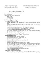 Trường MG Võ Xu 1 gửi báo cáo tháng 01&02/2011