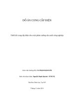 Thiết kế cung cấp điện cho một phân xưởng sản xuất công nghiệpNguyễn mạnh quỳnh