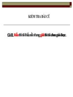 Các thành phần biệt lập