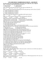 TRAC NGHIEM MOI LIEN HE RTILEN-ÃETILEN- RUOU