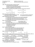 ĐỀ KIỂM TRA 1 TIẾT -HK2