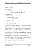 tiểu luận phân tích ngành sản xuất nước uống không gas