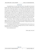 Thiết kế hệ thống cung cấp điện cho phân xưởng sản xuất công nghiệp