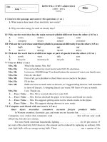 30 phut unit 7 grade 9