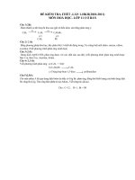 KIEM TRA 1 TIET 11 TU LUAN CUC HAY