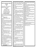 câu hỏi trắc nghiệm thi TPT Đội