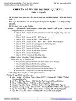 Chuyên đề ôn thi đại học năm 2015 môn toán bộ 1