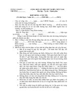 hợp đồng căn tin