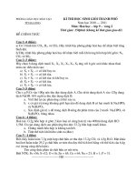 de thi HSG TP Ha Long (Vong 2)