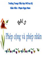 Chuong I-Bai 5-Phep Cong Va Phep Nhan.ppt
