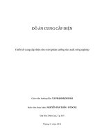 Thiết kế cung cấp điện cho một xí nghiệp công nghiệp Nguyễn Văn Tuấn