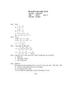 đề KTHKII toán 6