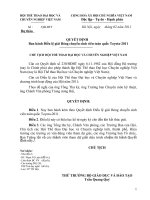 Điều lệ giải Bóng chuyền sinh viên toàn quốc Toyota-2011