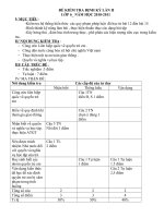 ĐỀ KIỂM TRA ĐỊNH KỲ 6 LẦN II