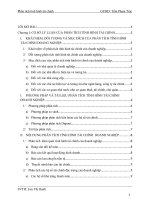 Phân tích tình hình tài chính của công ty trách nhiệm hữu hạn ô tô minh nguyệt”