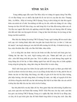 TÂM TÌNH MÙA XUÂN