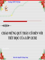 Bài 11. Các thao tác với CSDL quan hệ (dự giờ)