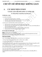 Quan hệ song song và vuông góc