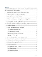 TỔNG QUAN về MẠNG GSM và các THÀNH PHẦN TRONG hệ THỐNG THÔNG TIN DI ĐỘNG