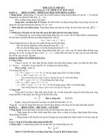 TÓM TẮT LÝ THUYẾT 10 -HỌC KỲ II