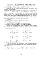 chuyên đề đại cương hóa học hữu cơ 11