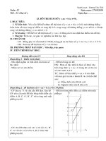 Giáo án toán 9 - tuần 12