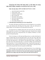 Đo lường chất lượng dịch vụ viễn thông của mạng điện thoại di động Vinaphone trên địa bàn Thị Xã Tây Ninh