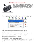 Thủ thuật điều khiển chuột bằng bàn phím