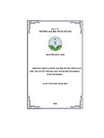 Khảo sát chất lượng dịch vụ dược tại một số nhà thuốc đạt tiêu chuẩn GPP trên địa bàn thành phố thanh hóa, tỉnh thanh hóa