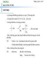 bài giảng về hương liệu