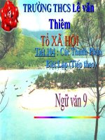 các thành phần biệt lập