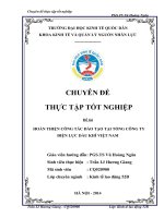 Hoàn thiện công tác Đào tạo tại Tổng Công ty Điện lực Dầu khí Việt Nam