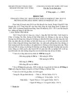 Báo cáo tổng kết Hội khuyến học