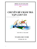 TIẾT 115 CHUYÊN ĐỀ CHẤM TRẢ BÀI VĂN 8