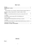 Bài tập lớn môn luật lao động