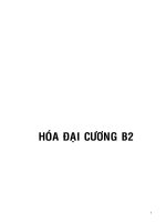 BÀI GIẢNG hóa đại CƯƠNG b2